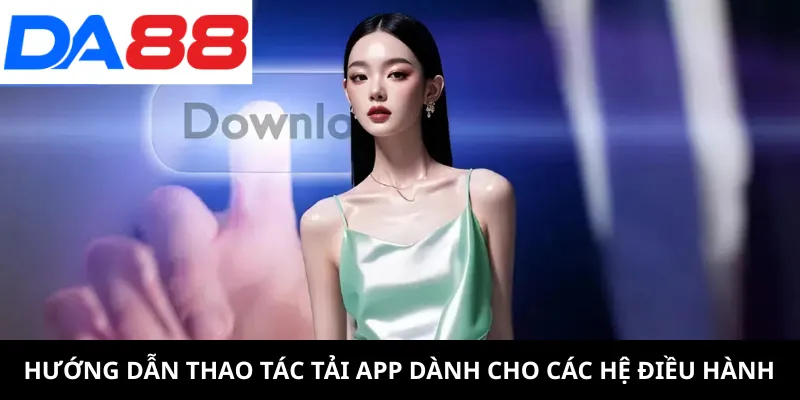 Hướng dẫn thao tác tải app dành cho các hệ điều hành